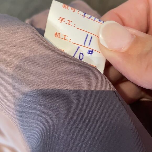 Women’s Full Length Chiffon Bridesmaid Party Prom Dress Leg Slit Size 10 - Picture 10 of 12